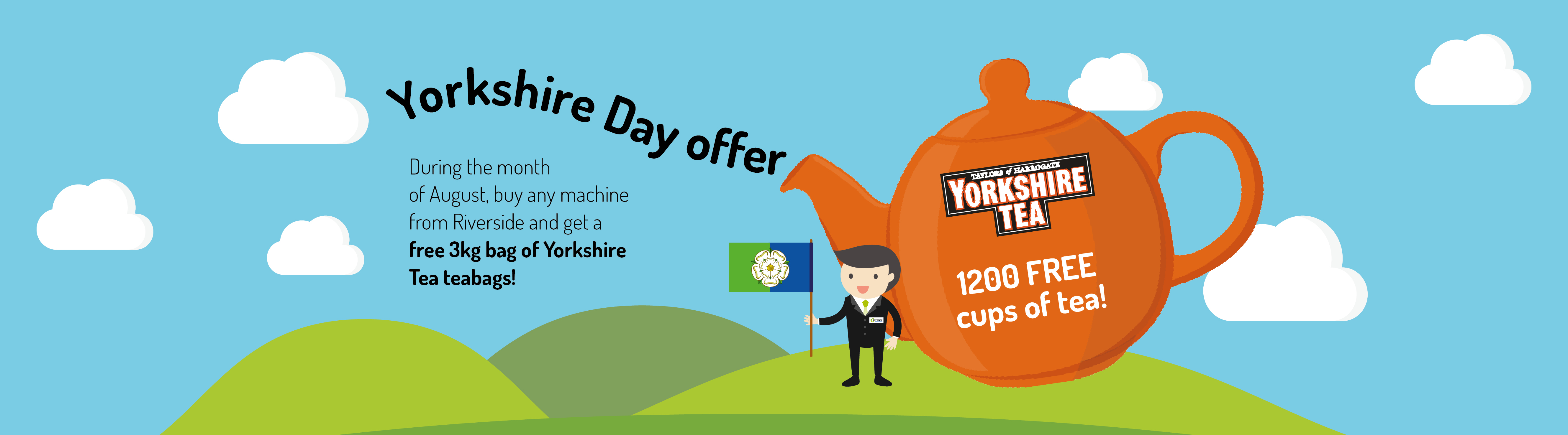 Fancy a brew? Free Yorkshire Tea on offer during August!